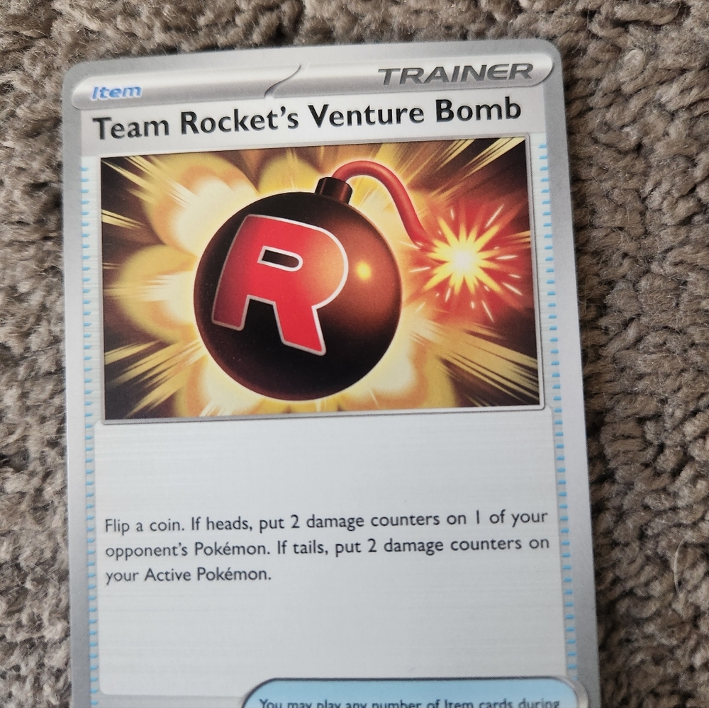 Team Rocket's Venture Bomb U 089/098 SV10 The Glory of Team Rocket Pokemon
